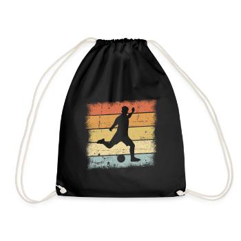 Football Rétro - Sac de sport léger - noir - Devant