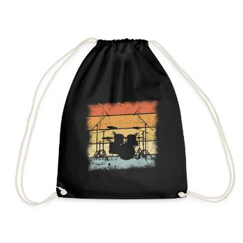 Drummer - Drawstring Bag - black - Front