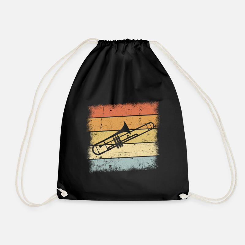 Trombone Instrument - Sac de sport léger - noir