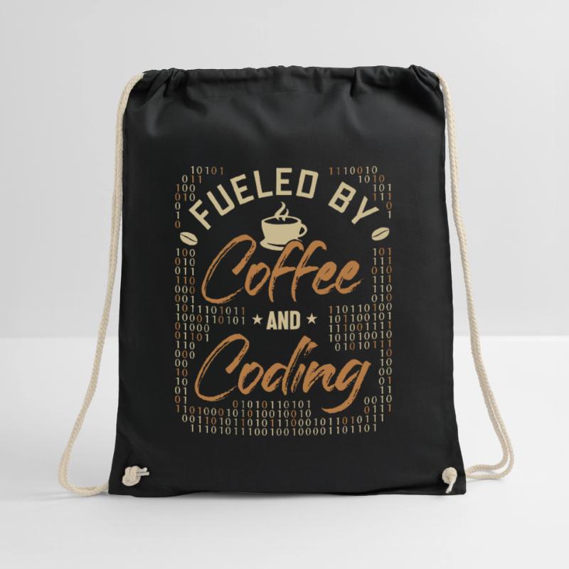 Fueled by Coffee and Coding Developer Coder Turnbeutel