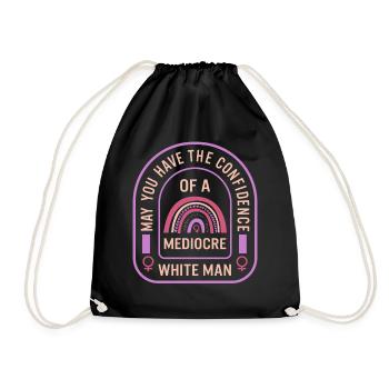 Chemise féministe, puissiez-vous avoir confiance en un - Sac de sport léger - noir - Devant