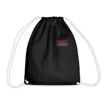 Feministisches Hemd, Babes Unite Pocket Print - Turnbeutel - Schwarz - Vorne