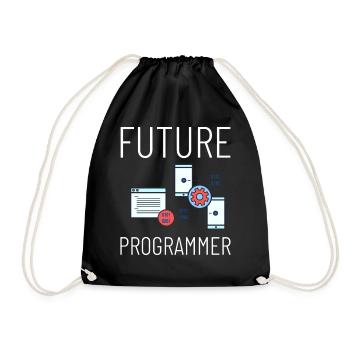 Programmeur Programmation Ordinateur Développeur Pc - Sac de sport léger - noir - Devant