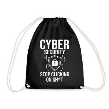 Informations sur la cybersécurité Ordinateur Sicherheit - Sac de sport léger - noir - Devant