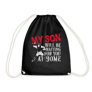 Baseball Fan Catcher Vintage Mon - Sac de sport léger - noir - Devant