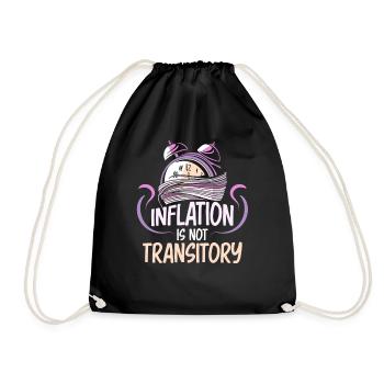 L’inflation n’est pas un humour transitoire temporaire - Sac de sport léger - noir - Devant