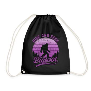 Cache-cache Bigfoot Nature Lovers Forest Nature - Sac de sport léger - noir - Devant