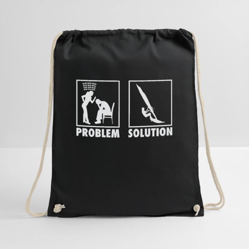 Windsurfing Windsurfer Statement Problem Solution. Drawstring Bag