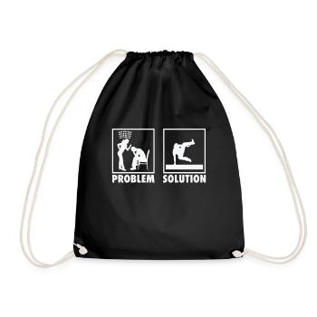 Parkour Parkour Practitioners Traceurs Statement - Turnbeutel - Schwarz - Vorne
