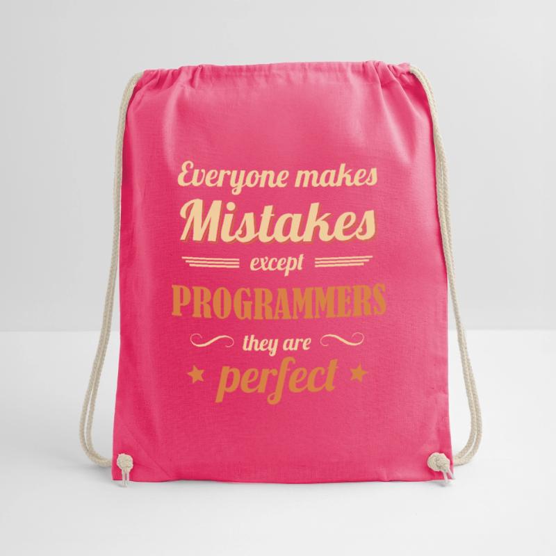 Programmers are Perfect Engineer Coder Software Drawstring Bag