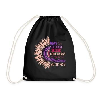 Chemise féministe, puissiez-vous avoir confiance en un - Sac de sport léger - noir - Devant