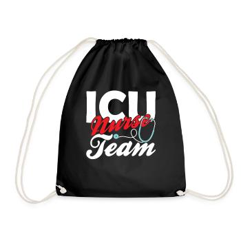 Intensive Care Nurse Team Intensive Care - Drawstring Bag - black - Front