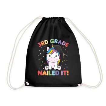 Les enfants de 3ème année l’ont cloué Unicorn Graduation - Sac de sport léger - noir - Devant