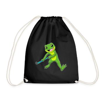 Crosse de hockey sur gazon Frog - Sac de sport léger - noir - Devant