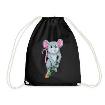 Bâton de hockey sur gazon Rat - Sac de sport léger - noir - Devant