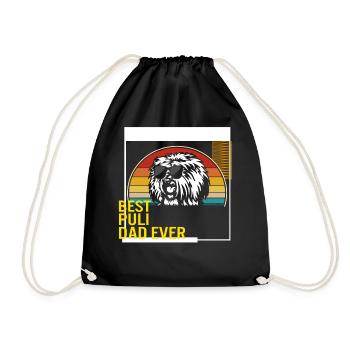 Meilleur t-shirt Puli Dad Ever - Sac de sport léger - noir - Devant