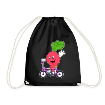 Vélo radis - Sac de sport léger - noir - Devant