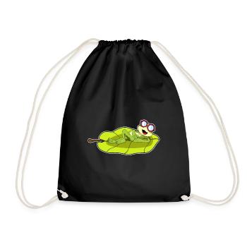 Lunettes Grenouille - Sac de sport léger - noir - Devant