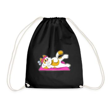 Gymnastique de fitness yoga pour chats - Sac de sport léger - noir - Devant