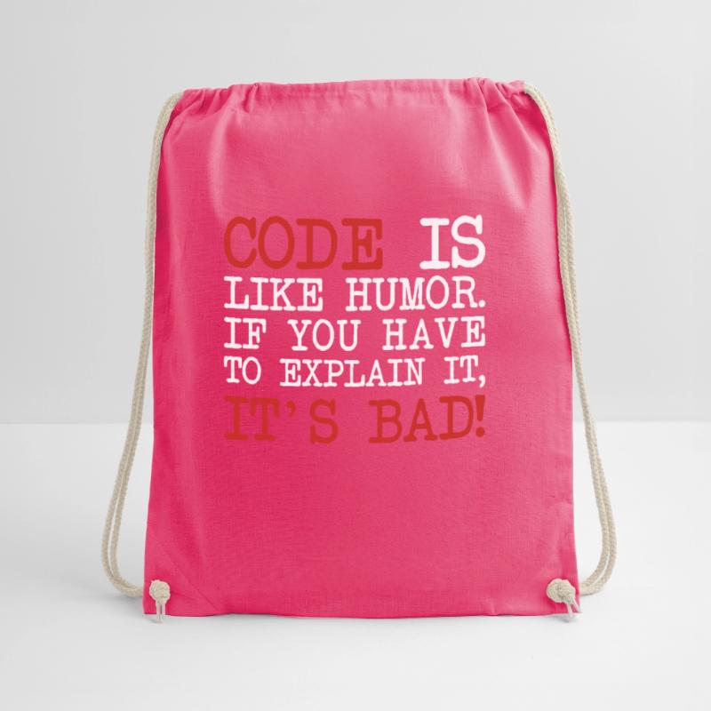 Code Explanation Developer Softwareentwickler Turnbeutel