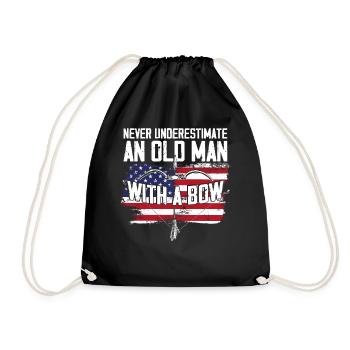 Arc de tir à l’arc Archer Vintage - Sac de sport léger - noir - Devant