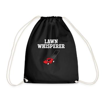 Lawn whisperer mower, mowing - Turnbeutel - Schwarz - Vorne
