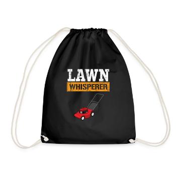 Lawn whisperer mower, mowing - Turnbeutel - Schwarz - Vorne