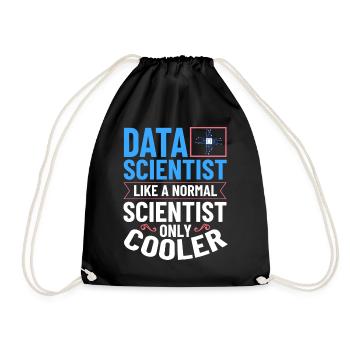 Datenwissenschaftler Data Science Wissenschaft - Turnbeutel - Schwarz - Vorne