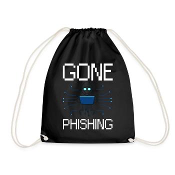 Ethical Hacker Security Computer Hacking - Drawstring Bag - black - Front