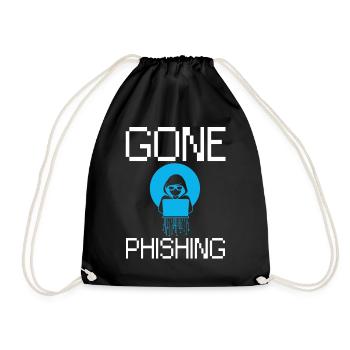 Ethical Hacker Security Computer Hacking - Drawstring Bag - black - Front