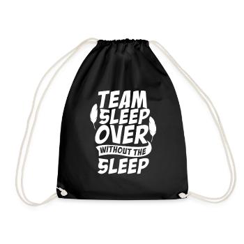 Soirée pyjama d’équipe sans fête mignonne Nuitée - Sac de sport léger - noir - Devant
