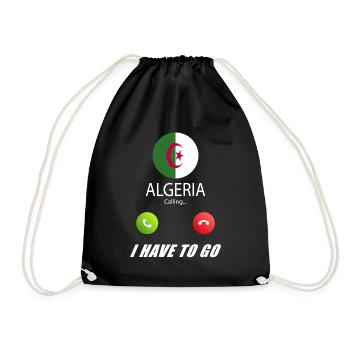 L’Algérie appelle les drapeaux lusiger en disant - Sac de sport léger - noir - Devant