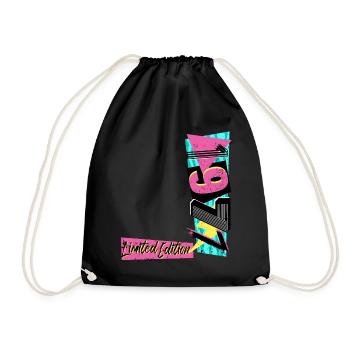 Édition limitée 1977 Année 1977 Années 80 90 - Sac de sport léger - noir - Devant