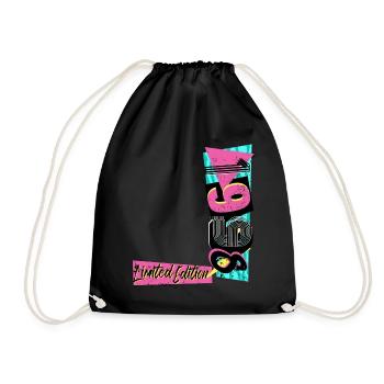 Édition limitée 1998 Année 1998 Années 80 Années 90 - Sac de sport léger - noir - Devant