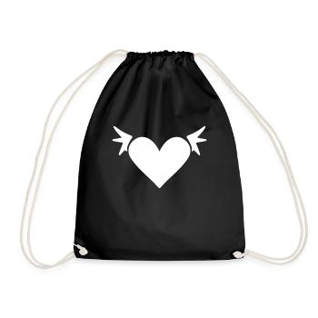 Ange du Cœur Ange Gardien - Sac de sport léger - noir - Devant