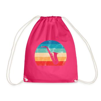 Jazz Tshirt - Turnbeutel - Fuchsia - Vorne