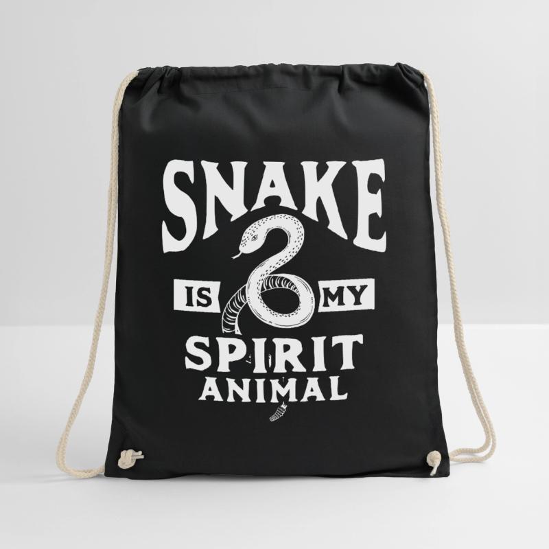 Snake Gift Animal Reptile Cobra Python Boa Drawstring Bag
