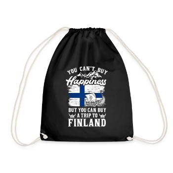 Finlande - Sac de sport léger - noir - Devant