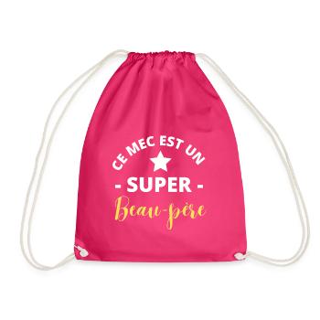 Ce mec est un super beau-père - Sac de sport léger - fuchsia - Devant