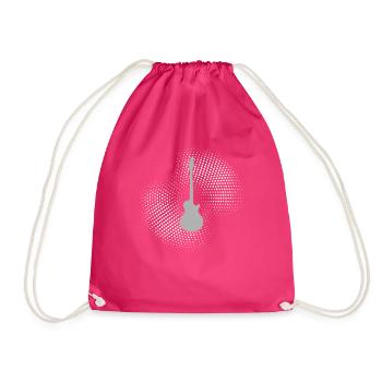 e Guitare Rock - Sac de sport léger - fuchsia - Devant