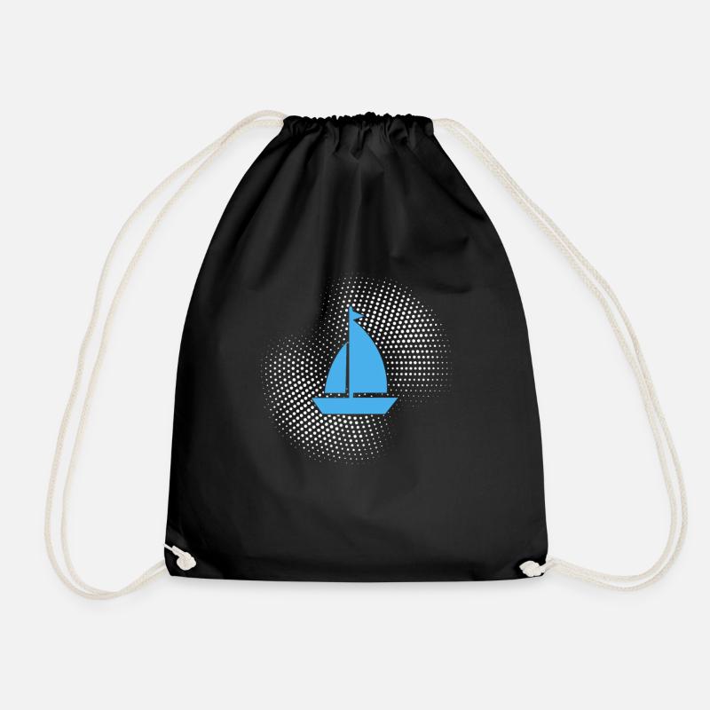 Sail - Drawstring Bag - black