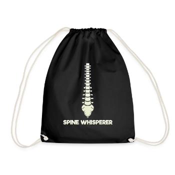 Chiropraticien Physiothérapeute murmure je cadeau - Sac de sport léger - noir - Devant