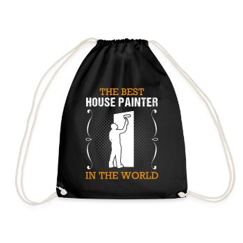 Painter Profession Training Varnisher Gift - Drawstring Bag - black - Front