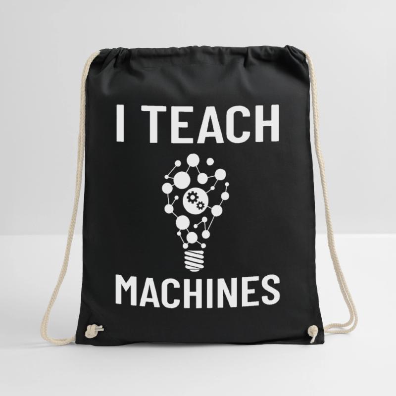 Machine Learning Artificial Intelligence AI Drawstring Bag
