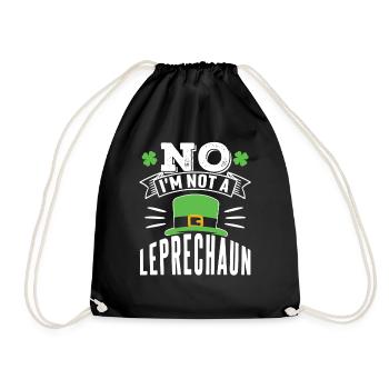 Non, je ne suis pas un Leprechaun Irlandais Leprechaun Irlandais - Sac de sport léger - noir - Devant