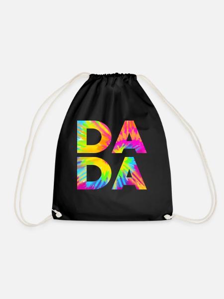 Dad - Drawstring Bag - black