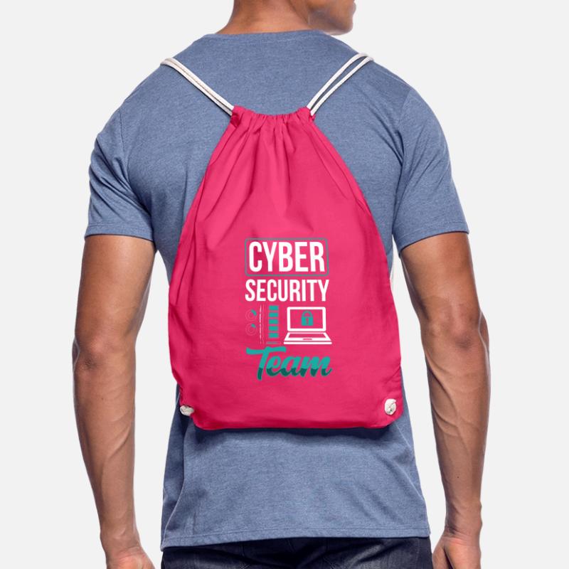 Cybersecurity Team IT Security Hacker Hacking Drawstring Bag