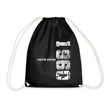 Édition limitée 1960 Année de naissance 1960 Cadeau - Sac de sport léger - noir - Devant
