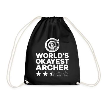 Archery Bow Archer Target World's - Sac de sport léger - noir - Devant