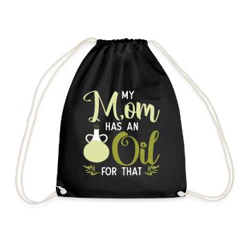 Ma mère a une huile pour ça - Sac de sport léger - noir - Devant